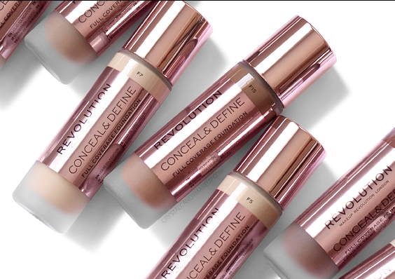 2 Pack: Revolution Conceal & Define Full Coverage Foundation *CHOOSE SHADE* (W9)