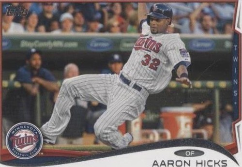 2014 Topps Mini - Aaron Hicks #12