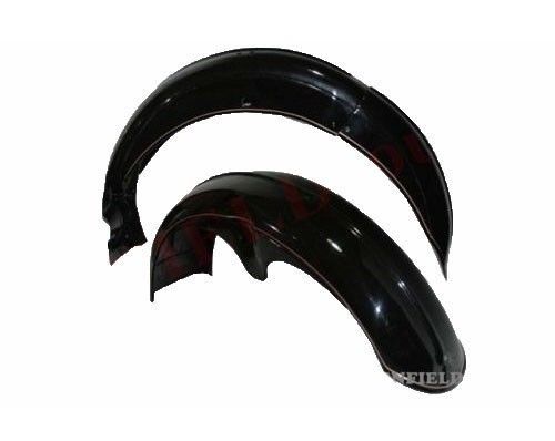 New Black Painted Front & Rear Mudguard Fender Pair Units Matchless G3LS  
