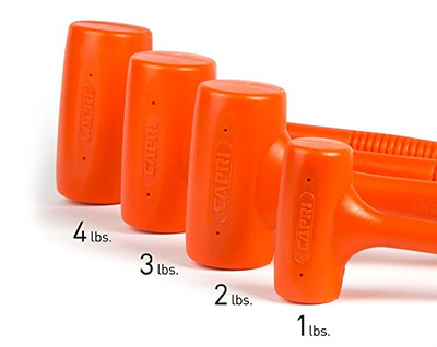 Capri Tools 10096-4C Premium Dead Blow Hammer Set