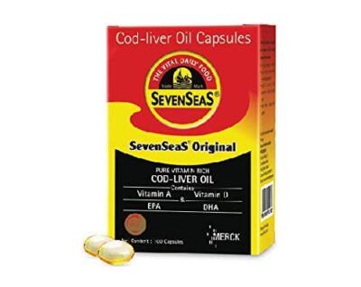 Seven Seas Original Cod Liver Oil Capsule Free Shipping