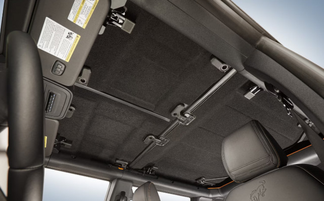 2021-2024 Genuine Bronco 2 Door Roof Liner Topliner Roof Kit With Cab Porthole