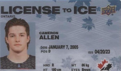 2023 Upper Deck Team Canada Juniors - Cameron Allen #LI-40