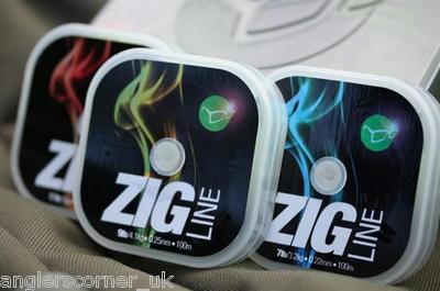 Korda Zig Line / Zig Rig & Floater Hooklength / 7lb, 9lb, 11lb /Fishing