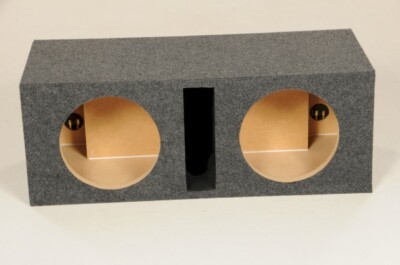 QPOWER HD210 VENTED DUAL 10'' PORTED HEAVY DUTY CAR AUDIO SUBWOOFER ENCLOSURE NEW