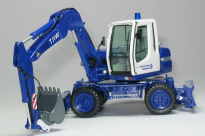 WSI CONRAD NZG 605.07 LIEBHERR A309 Wheel Excavator THW 1:50