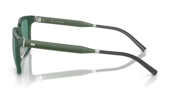 Pre-owned Oliver Peoples Ov5553su Mr. Federer 700471 Semi-matte Ryegrass/forest Sunglasses In Green