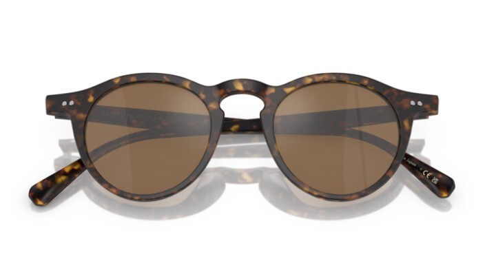Pre-owned Oliver Peoples 0ov5504su Op-13 Sun 1759g8 Matte Tortoise/cognac 47mm Sunglasses In Brown