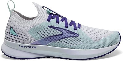 

Женские кроссовки Brooks Levitate Stealthfit 5, белый/синий/юкка, 10 B(M) США, White/blue/yucca
