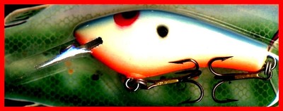 #948 Vintage 1987 POE/'S SUPER CEDAR Chartreuse Blue Fishing Lure