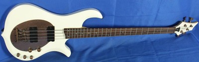 Traben Neo Active 4 String Electric Bass Guitar Aged White Finish w/ Bronze