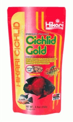 Hikari Cichlid Gold Medium Pellet (2 oz) for Fish Tank Aquarium Food