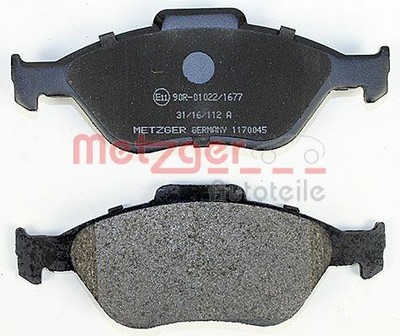 NEU METZGER 1170045 Bremsbelagsatz, Scheibenbremse für FORD MAZDA