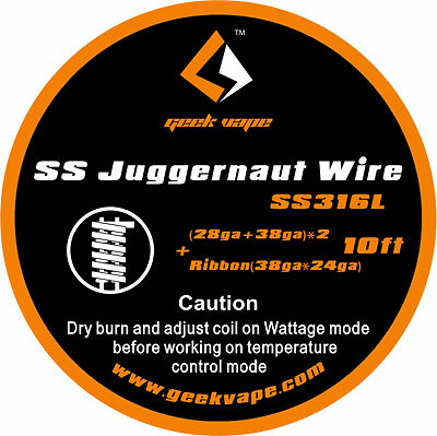 Geekvape Wickeldraht Juggernaut Ss316l  3m