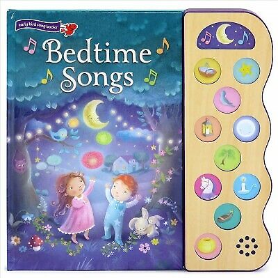 Bedtime Songs 11 Button Song Book, Hardcover by Rescek, Sanja (ILT); Cottage ...