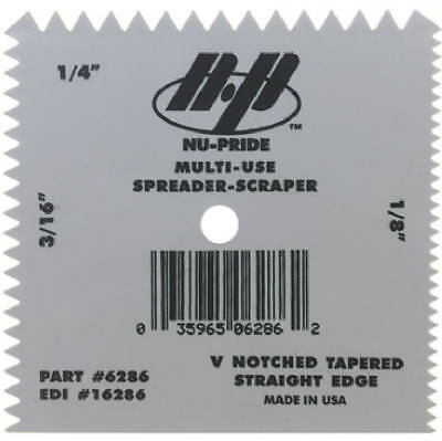 45 Pack Spreader, V-Notch, Plastic, 4 x 4-In. 16286
