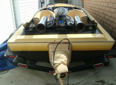 1979 Bahner Jet Boat 454 Chev Engine Berkley outdrive Refurb boat and trailer