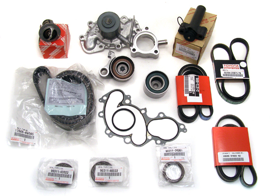 15 Piece 3.4L engine TIMING BELT KIT WATER PUMP  Genuine & OE Manufacture Parts!