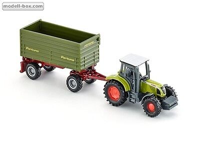BRAND SIKU 1634 TRACTOR WITH 2-AXLED TRAILER GREAT GIFT IDEA