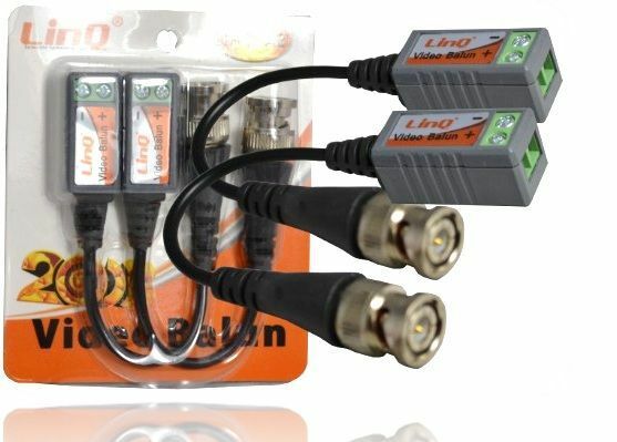 Trasmettitori Video Balun Cavo Utp Cat.5 Bnc 600 Metri Telecamera Linq Dvr-A2