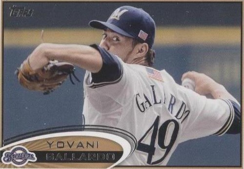 2012 Topps Mini - Yovani Gallardo #654