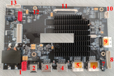HDMI(3840x2160@60Hz) DP (5120×2880@60Hz) for 5K  LCD Screen LM270QQ1-SDA2 -SDB1