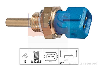 EPS 1.830.128 Sensor, coolant temperature for ALFA ROMEO,BMW,CITROËN,FIAT,FORD,H