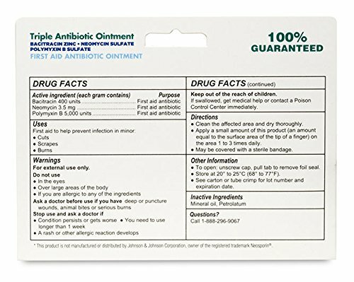 First Aid Triple Antibiotic Ointment 1oz - - 4 Tubes  (Total 4 oz received) 