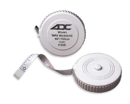 ADC 396 Woven Push Button Tape Measure 60" / 150cm Professional Medical New