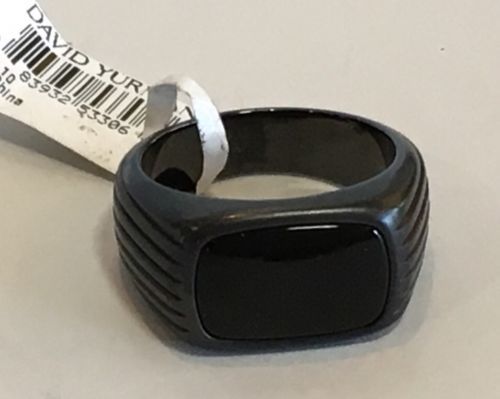 Мужские ювелирные изделия David Yurman Onyx титановые