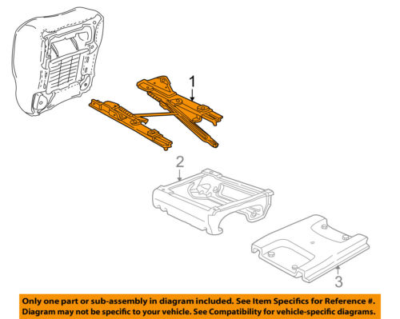 FORD OEM E-350 Econoline Club Wagon Seat Track-Track Assembly Right AC2Z1561704C