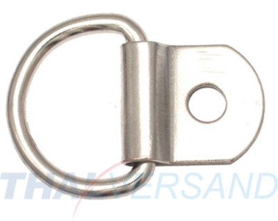 10 Stück D-Ringe mit Befestigungs Clip -  D-Ring: 20mm Halbringe mit Clip