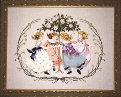 Mirabilia Cross Stitch Pattern - MD76  Ring Around The Rose Tree
