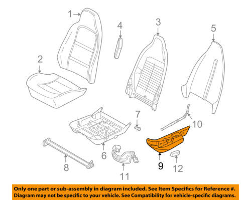 14-18 BMW R1200 R1200RT Left Side Lower Seat Cover Panel Fairing