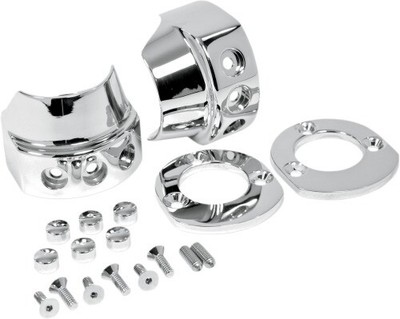 Hawg Halters Inc Switch Housing Assembly 3-Button - Chrome HSHA-3C-LR 0616-0086