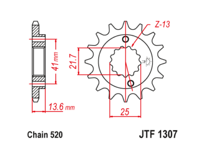 JT Front Sprocket 14 14T Tooth XR650R 2000-2007 Ninja ZX-6R ZX-6RR