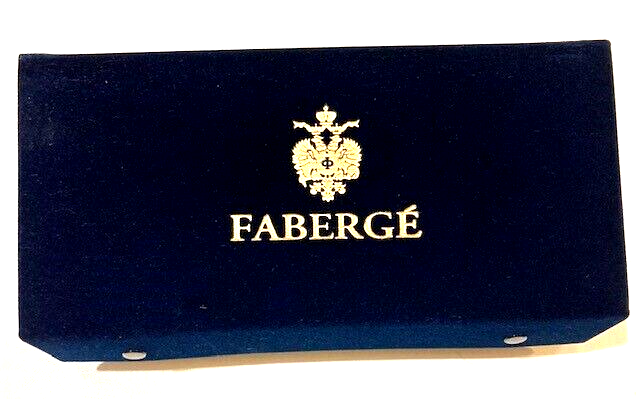 Vintage Faberge Votive Candle Holder Set of 3 Candles with Velvet Box  Free Ship