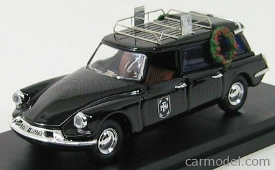 RIO-MODELS 4163 SCALA 1/43 CITROEN ID19 BREAK POMPE FUNEBRI PARIS BLACK MODEL