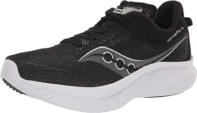 

Мужские кроссовки Saucony Kinvara 14, черные/белые, 11 D, средний размер США, Black/white