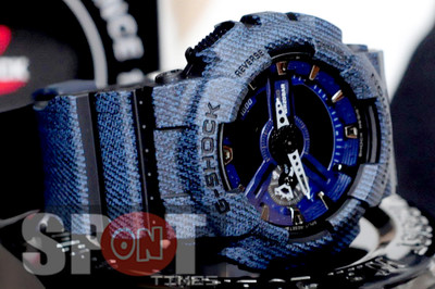 CASIO G-SHOCK GA110DC デニム G-Shock CASIO GA-110DC-1A Wristwatch, Denim Color (DENIM'D