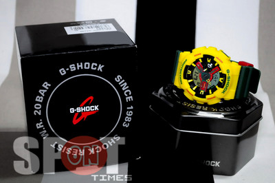 Casio G-Shock Rastafarian Green Men's Watch GA-110RF-9A
