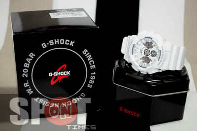 Pre-owned Casio G-shock Crazy Colors Men's Watch Ga-120a-7a In Misty Rose