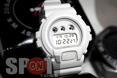 Pre-owned Casio G-shock Monotone Design White Men's Watch Dw-6900ww-7d Dw6900ww 7