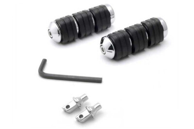 Rear Foot Pegs Motorcycle Cruiser Footrests L & R For 2003-2009 Honda VTX 1300C