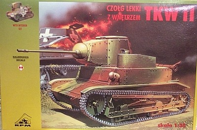 RPM 1/35 TKW II Polish Tankette Tank With Interior 35034