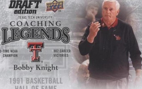 2009-10 Upper Deck Draft Edition - Bob Knight #CL-BK
