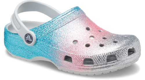 Crocs Toddler Shoes — классические блестящие сабо, блестящая обувь для девочек и мальчиков