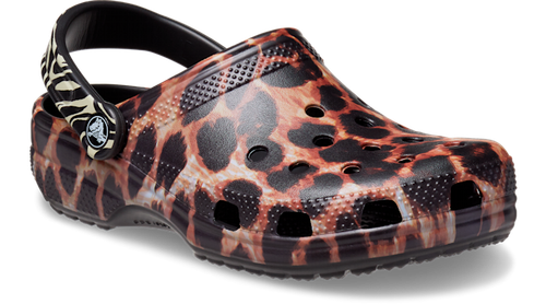

Мужская и женская обувь Crocs — классические сабо с животным принтом, обувь без шнуровки для воды, Crocs Classic Clog