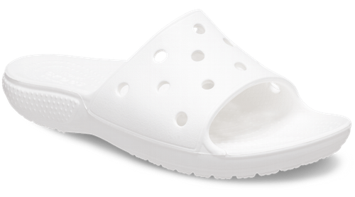 

Классические детские шлепанцы Crocs, White - white