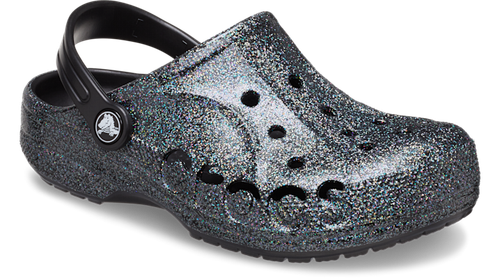 Crocs Toddler Shoes - Baya Glitter Clogs, блестящая обувь для девочек и мальчиков